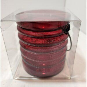 Northern Lights Candles Fiesta Luminary Raspberry Tealight Candle Holder New
